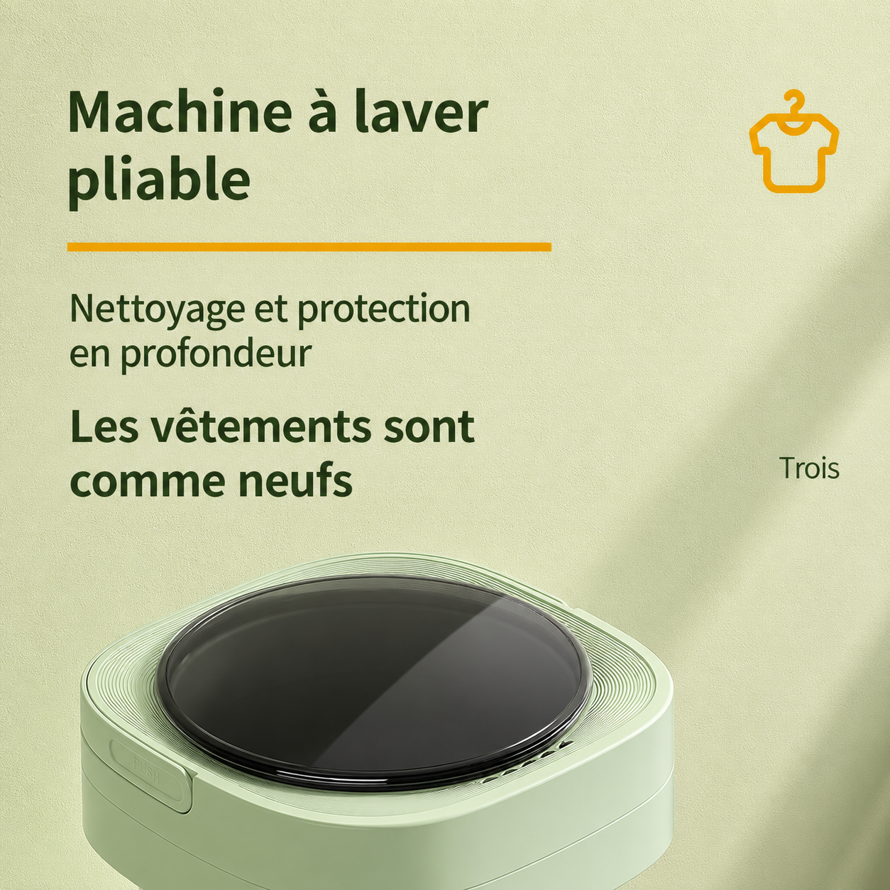 Mini Machine à Laver Pliable 6.5L