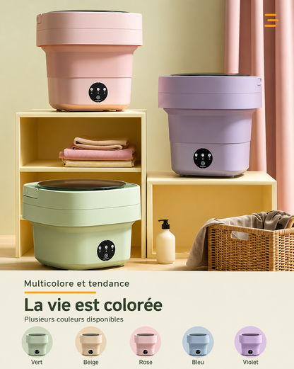 Mini Machine à Laver Pliable 6.5L